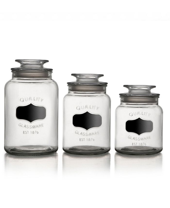 Clear Glass Canisters, Set of 4 - Sam's Club