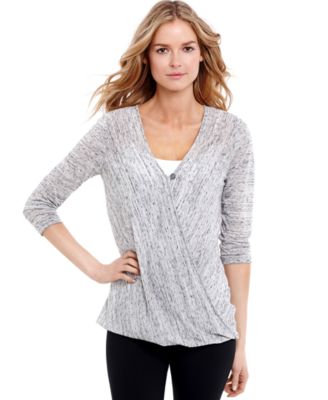 wrap nursing top