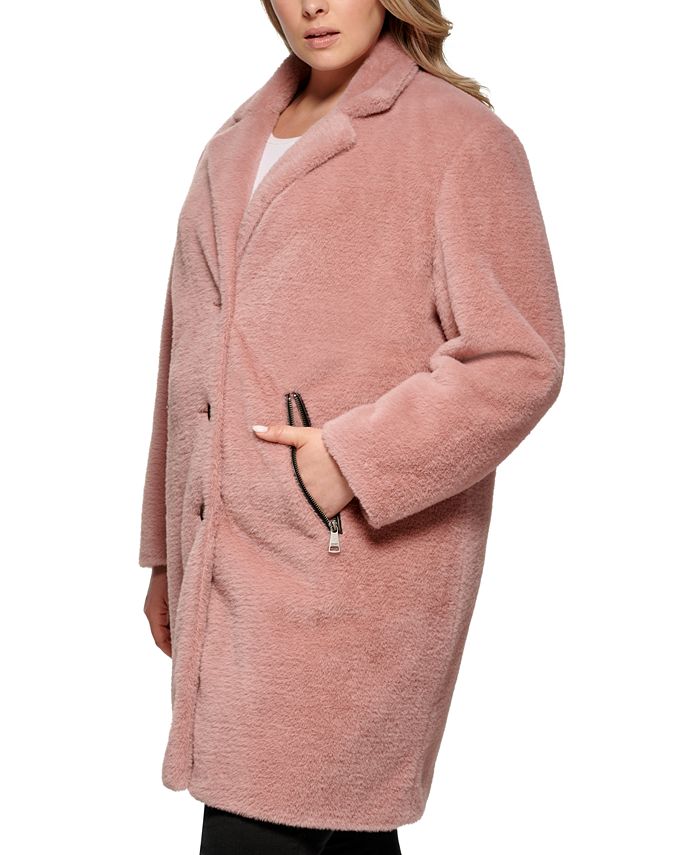 DKNY Women's Plus Size Walker Coat, Created for Macy's & Reviews