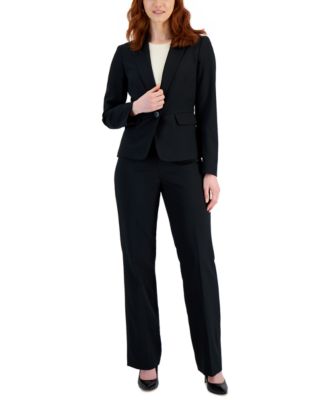 black trousers suit womens
