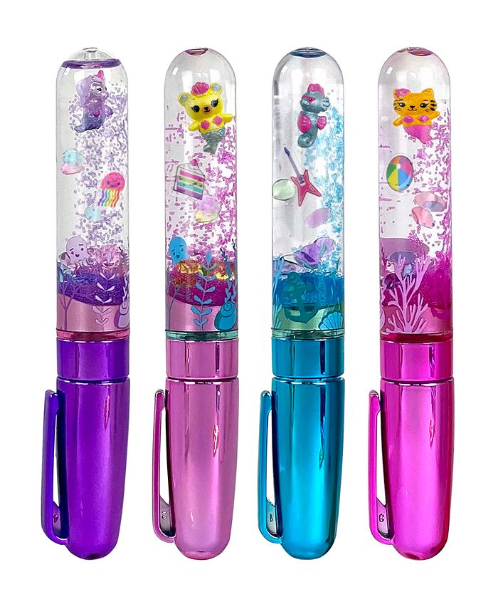Bright Stripes Swirly World Metallic DIY Liquid Wand Pen Activity Kit