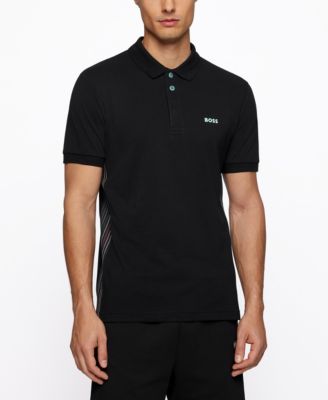 mens black hugo boss polo