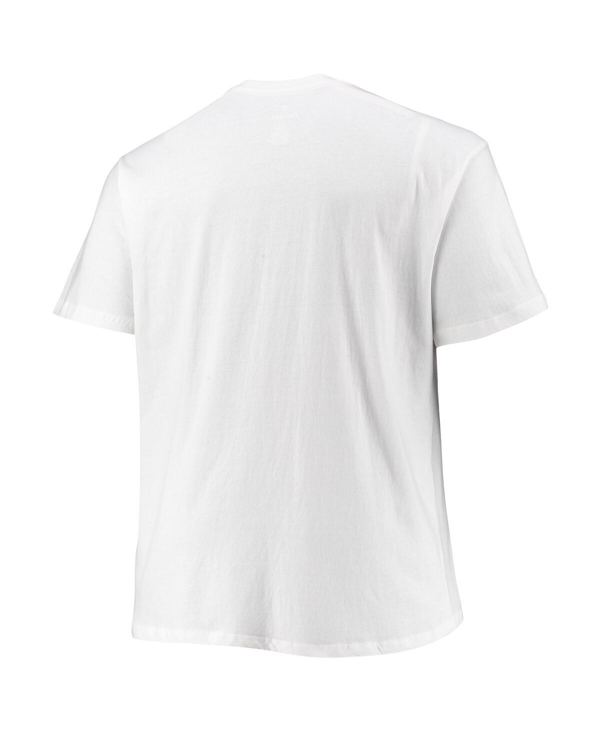 Shop Fanatics Men's  White Chicago Bears Big And Tall City Pride T-shirt