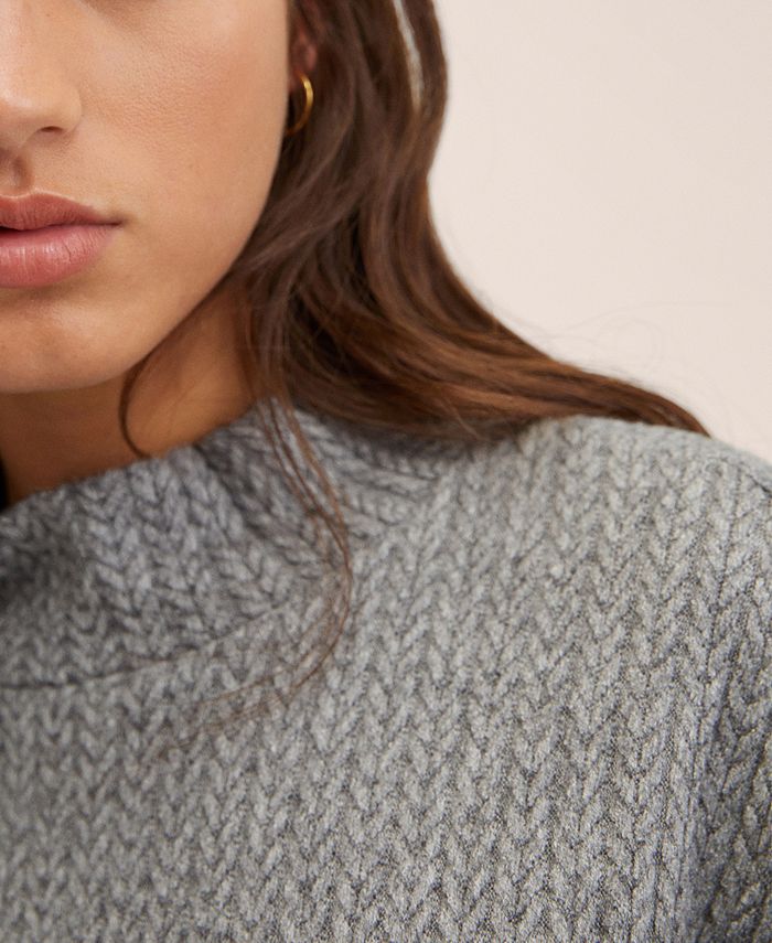 MANGO Women's Knitted Oversized Dress Macy's