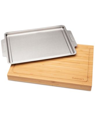 Bamboo Cutting Board with Tray