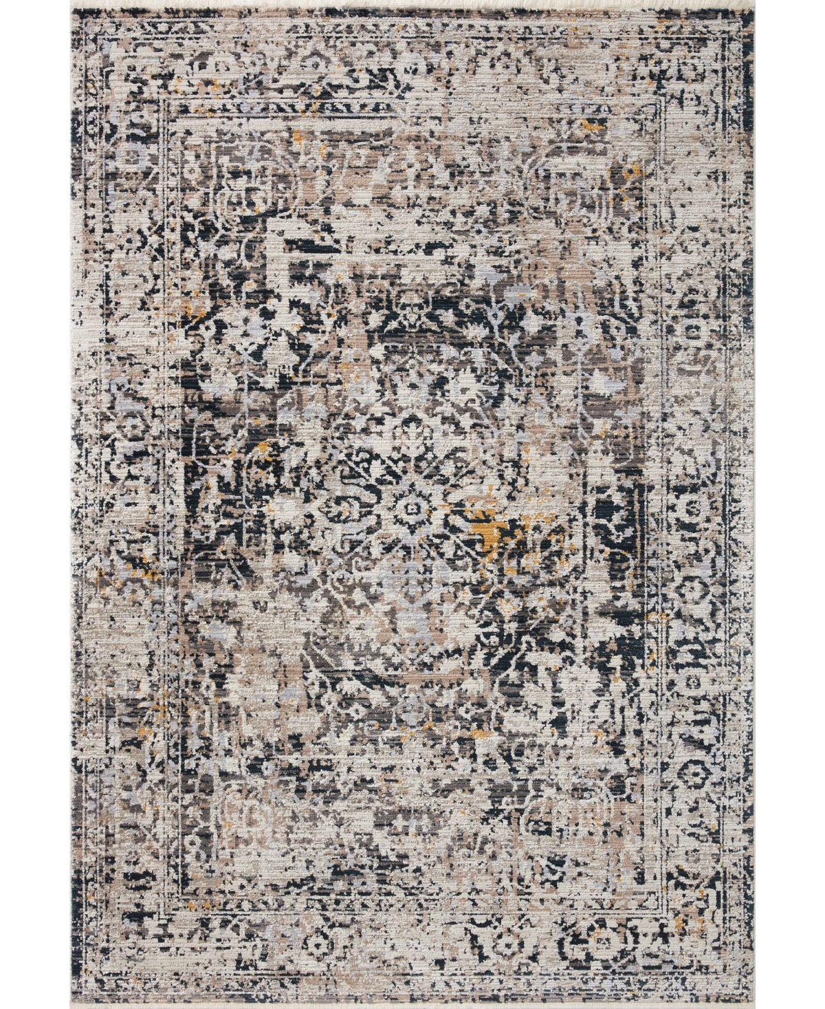 Loloi Leigh Lei-03 7'10in x 10'10in Area Rug - Charcoal