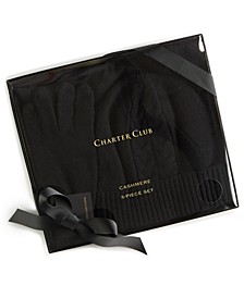 Cashmere Hat, Gloves & Scarf Boxed Set, Created for Macy's