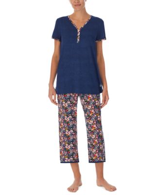 Cuddl Duds Holiday Dogs Henley Pajama Set - Macy's