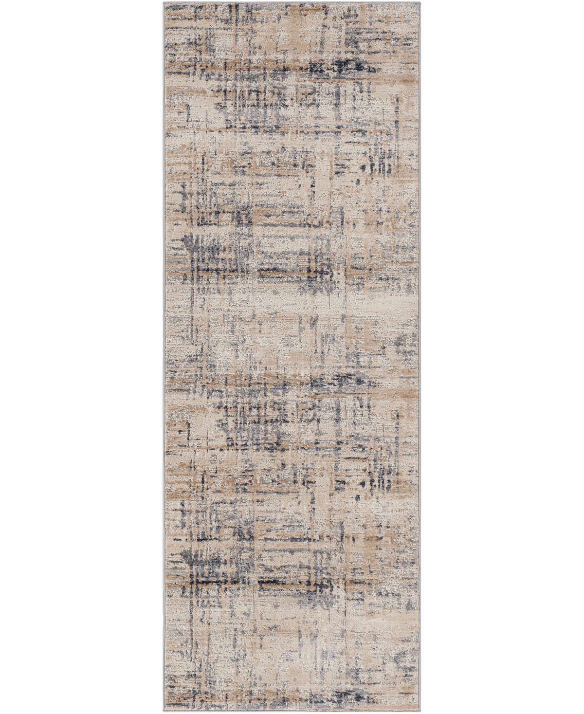 Surya Alpine Alp-2312 2'7in x 7'3in Runner Area Rug - Silver-Tone