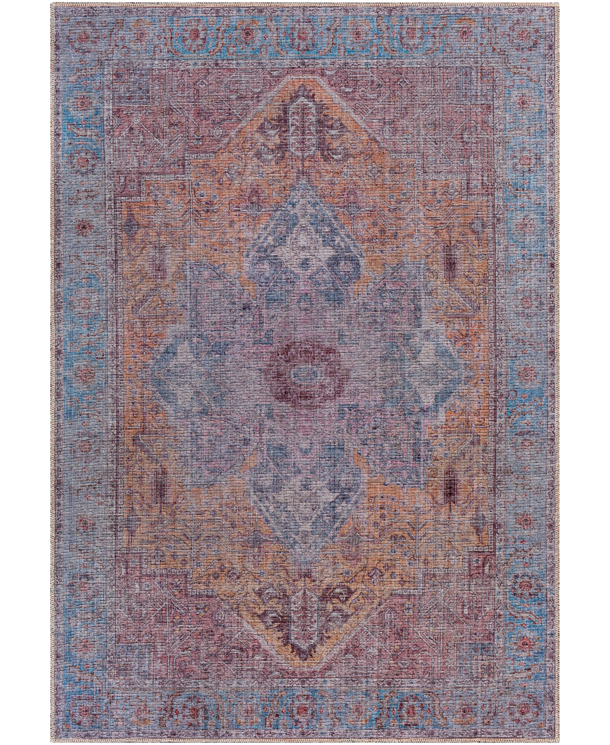 Surya Atlanta Anl-2302 7'10in x 10'2in Area Rug - Blue
