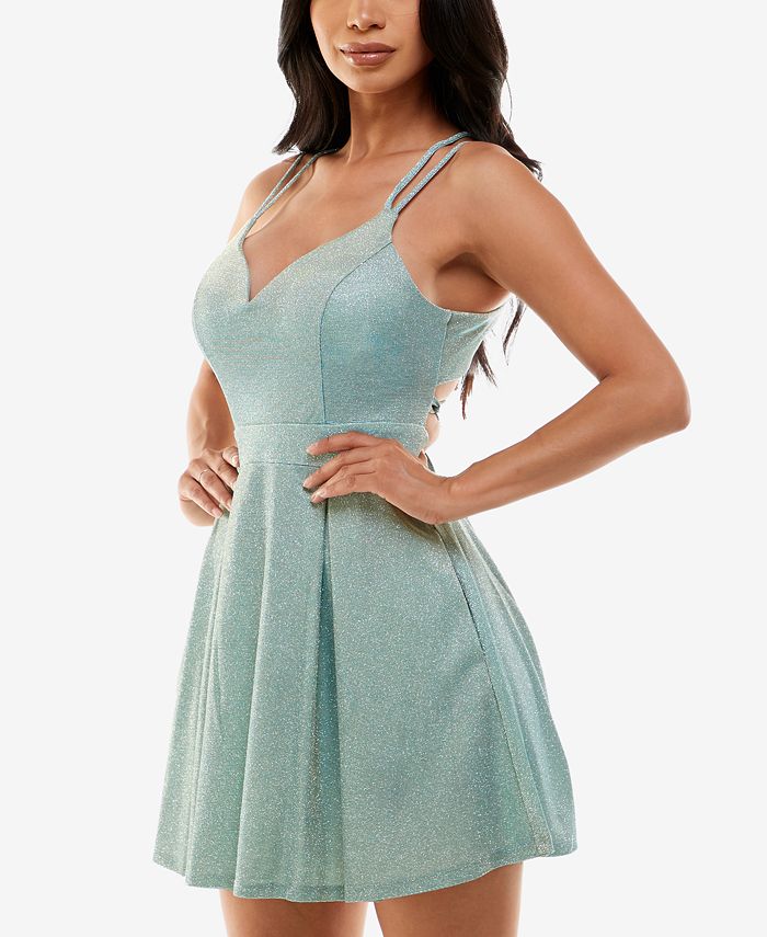 B Darlin Juniors' Glitter Knit Dress Macy's