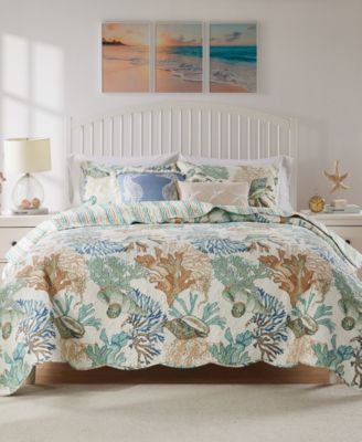 Atlantis Jade 2-Pc. Quilt Set, Twin