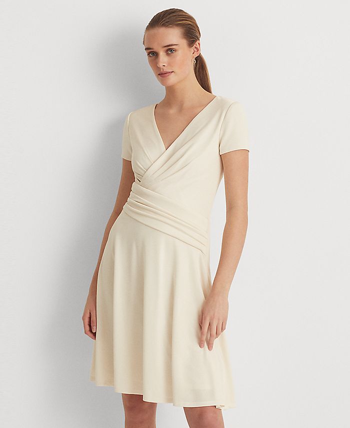 Lauren Ralph Lauren Foil Print Jersey Cocktail Dress Macys 