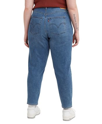 Levi's Trendy Plus Size Women's High-Waisted Mom Jeans - Macy's