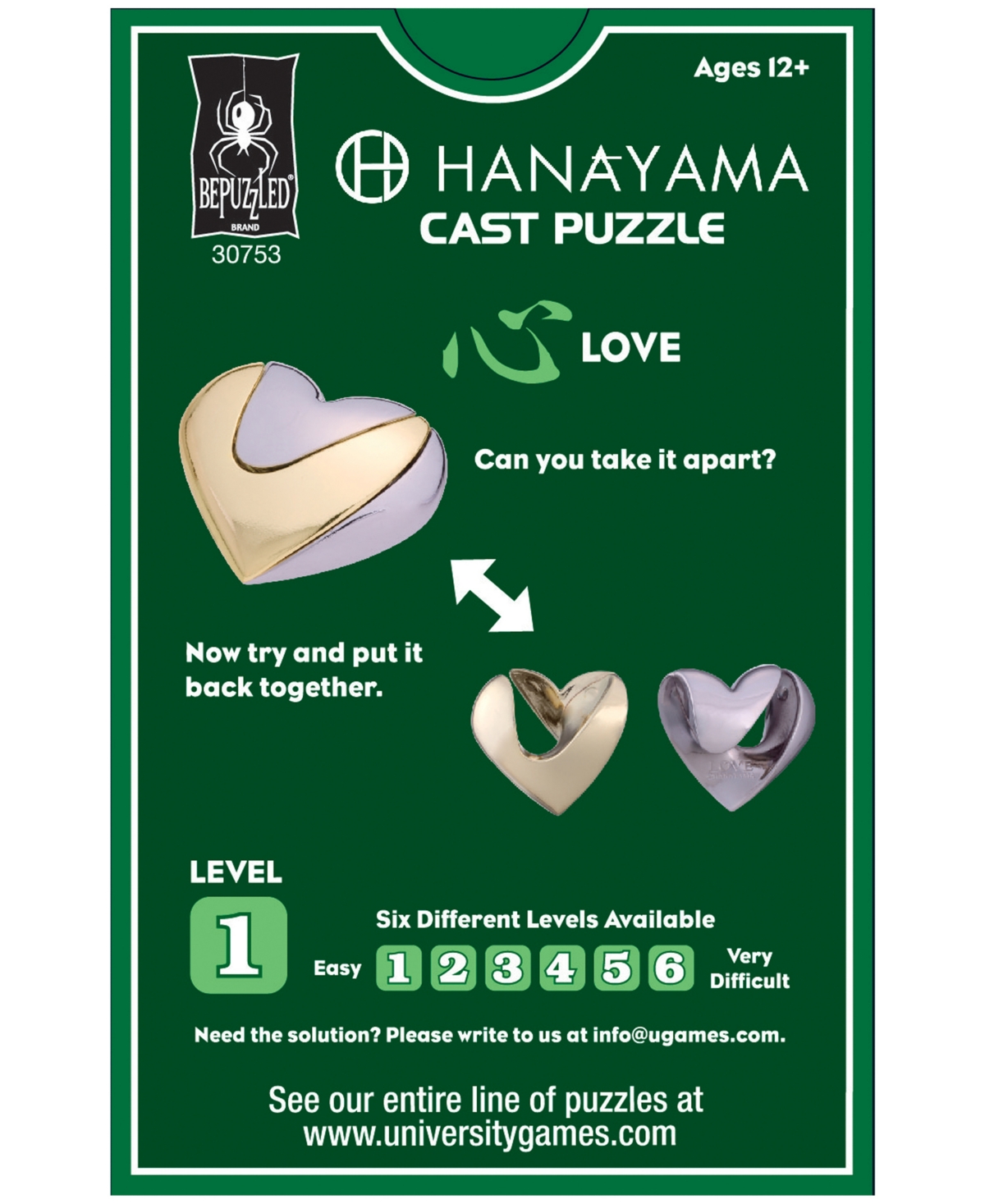 Shop Bepuzzled Hanayama Level 1 Cast Puzzle In Multi
