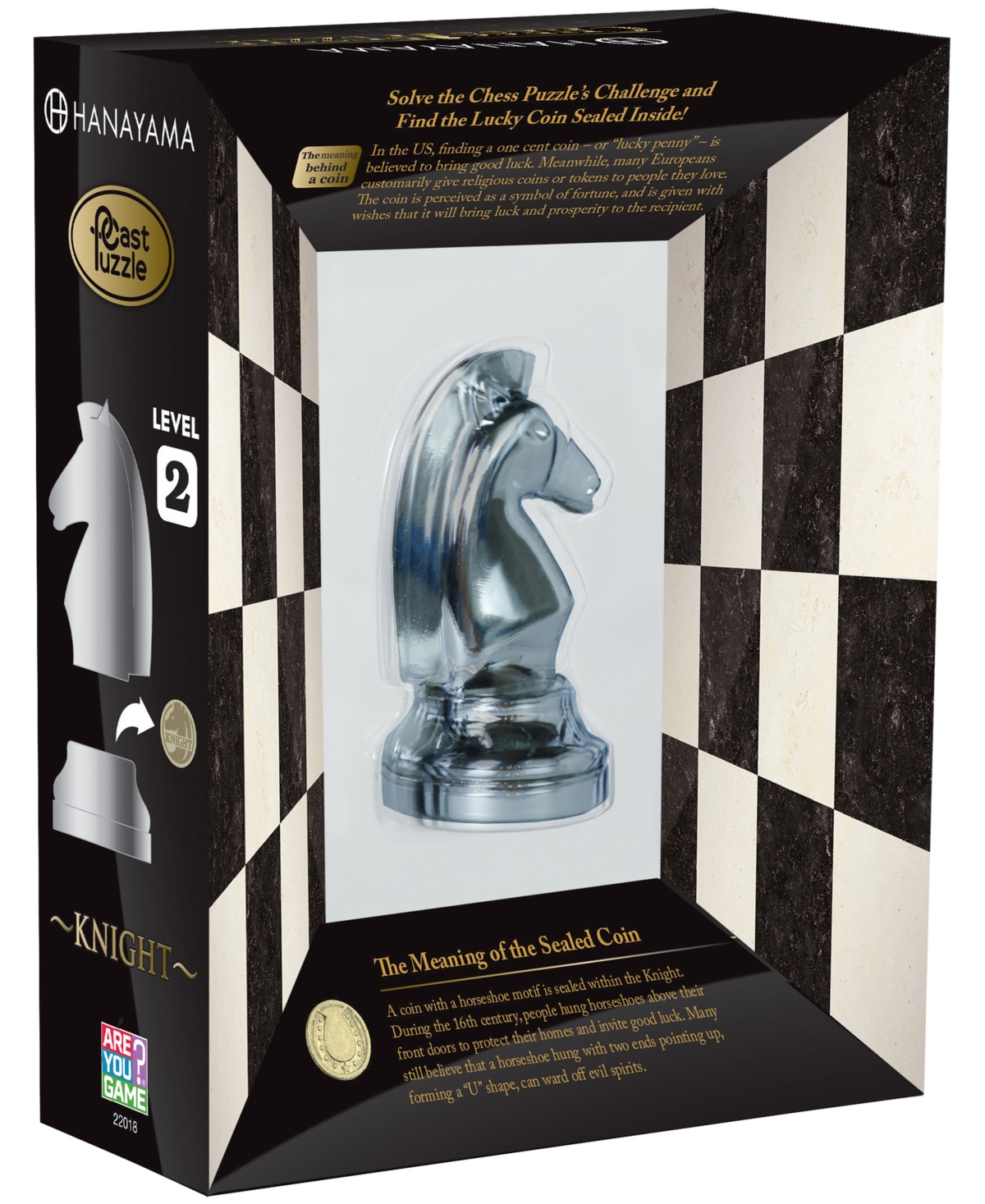 Shop Areyougame Hanayama Level 2 Cast Chess Puzzle In Chrome