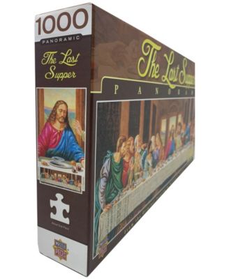 MasterPieces Puzzles The Last Supper Panorama Puzzle Set, 1000 Piece ...