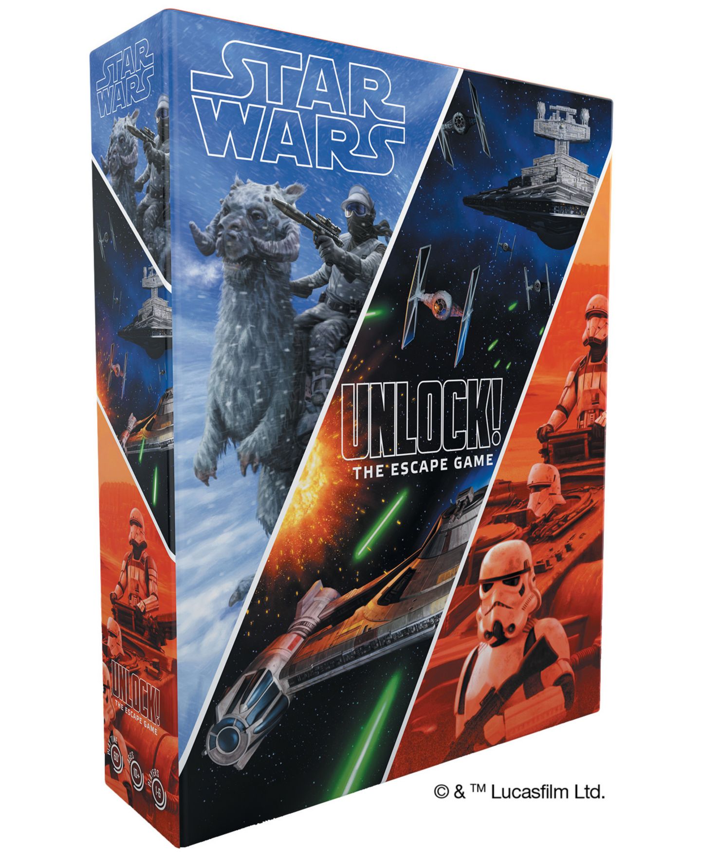 Детские настольные игры Space Cowboys Unlock! Star Wars 193 Piece Board Game, Ages 10+ — фото 1