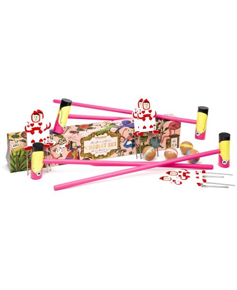 Детские игрушки Professor Puzzle Wonderland Games Alice in Wonderland Croquet Set, 16-Piece, Ages 8+