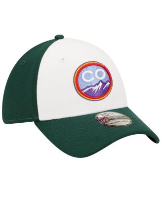 Men's White Colorado Rockies City Connect 39THIRTY Flex Hat