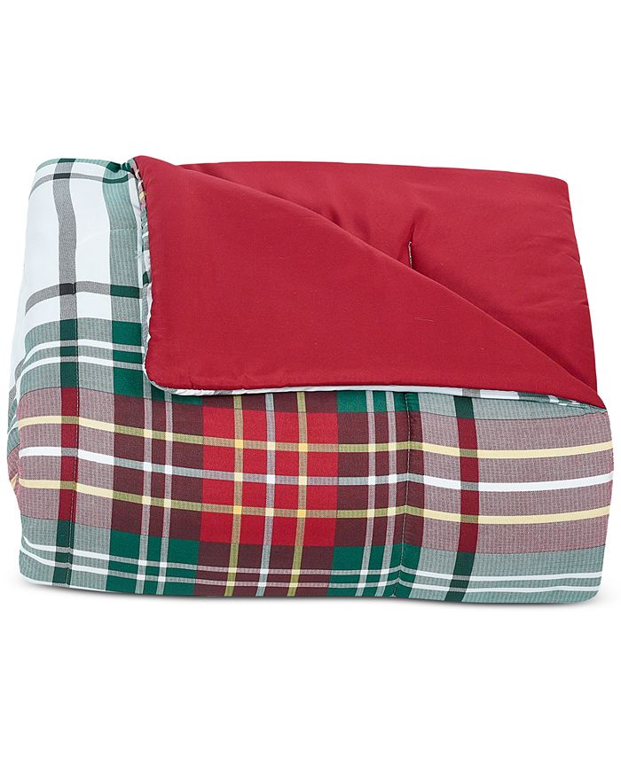 Keeco Holiday Perth Plaid 8Pc. Comforter Sets, Created For Macy's Macy's