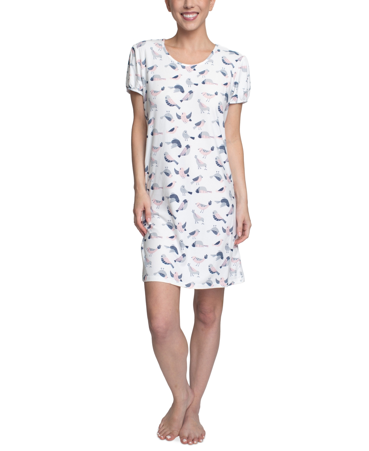HANES PLUS SIZE PRINTED SLEEP SHIRT 