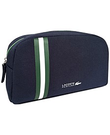 Free blue pouch with large spray purchase from the Lacoste Men's fragrance collection