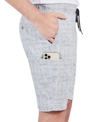 Men's Slim Fit Paisley-Print Drawstring Shorts