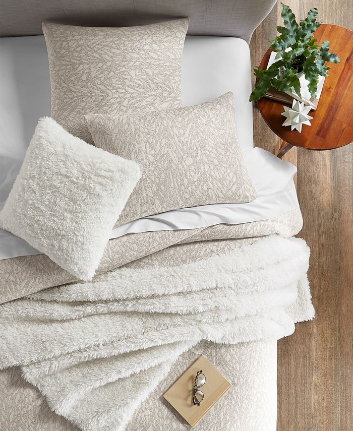 Oake Branches 3Pc. Duvet Cover Set, Full/Queen, Created for Macy's Macy's