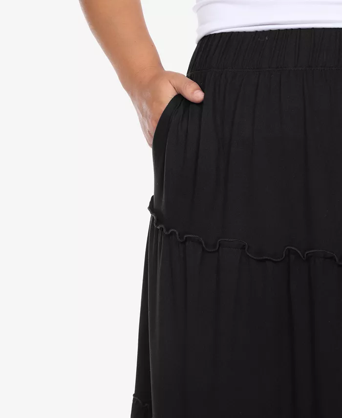 Plus Size Tiered Maxi Skirt - thumbnail 10