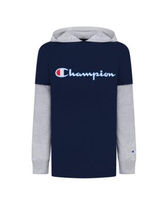Little Boys Champion Script 2Fer Hooded 