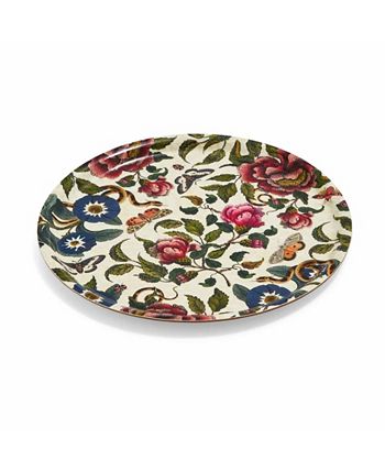Spode Creatures Of Curiosity Birch Serving Tray - Dark Floral Rectangular Platter, Dishwasher Safe - View #4