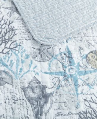 Beach Bliss Reversible 2 Piece Quilt Set, Twin