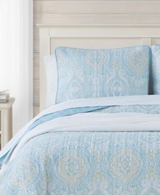 Tommy Bahama Home Turtle Cove Reversible 2 Piece Quilt Set, Twin ...