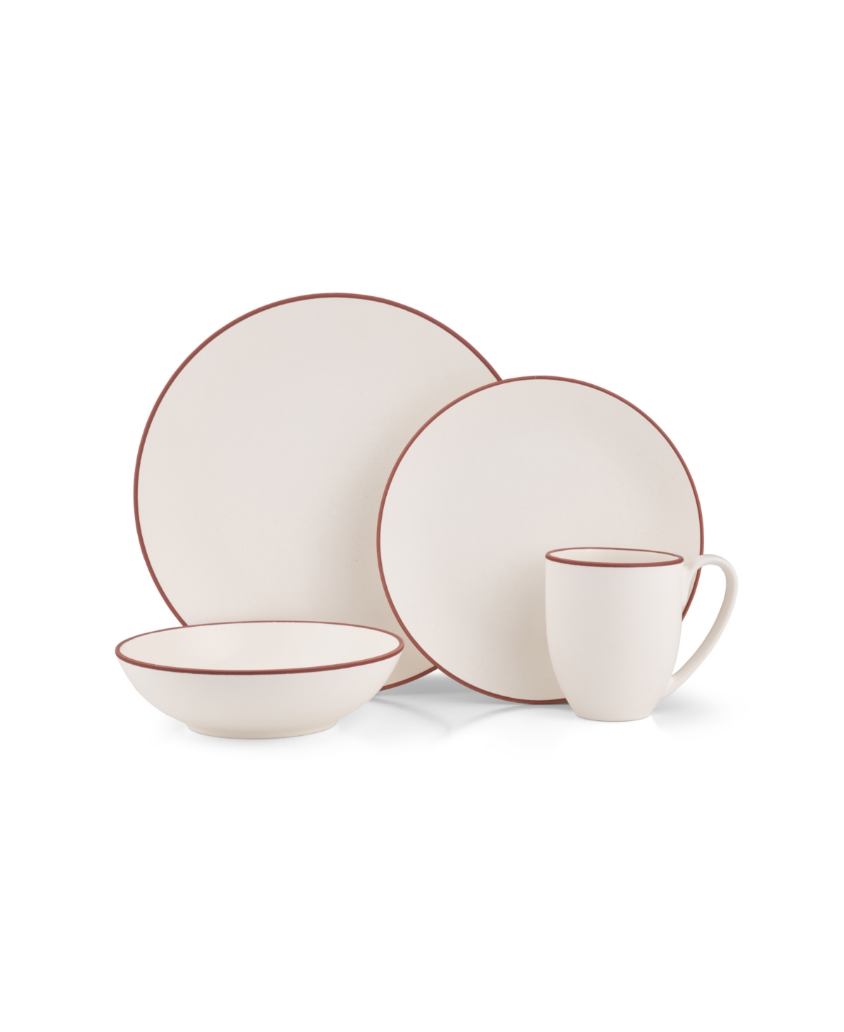 Nambe Taos 4 Piece Place Setting In White