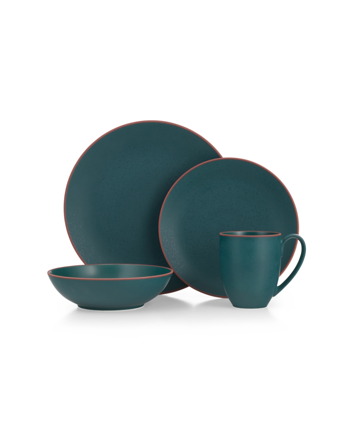 Shop Nambe Taos 4 Piece Place Setting In Green