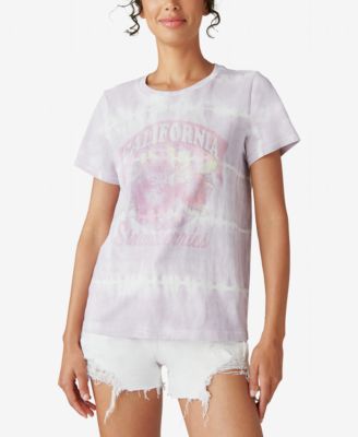 Lucky Brand - Women's Cali Strawberry-Print Cotton T-Shirt