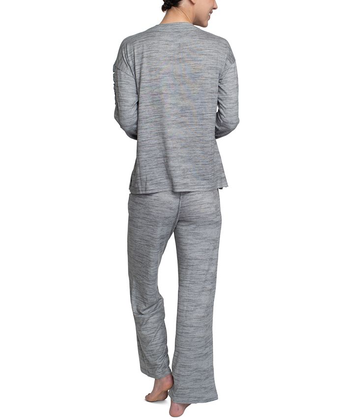 Muk Luks Women's Considered Comfort Lounge Pajama Set & Reviews All