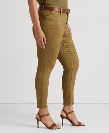 ralph lauren high rise skinny ankle jeans