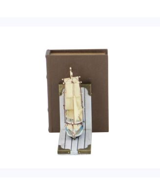 Coastal Sailboat Bookends, Set of 2