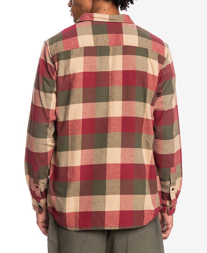 Quiksilver Men's Motherfly Long Sleeves Flannel Shirt & Reviews