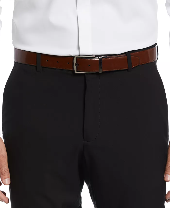 Men's Reversible Feather Stitch-Edge Belt - thumbnail 3