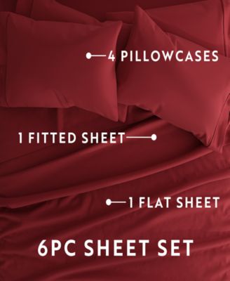 Solids in Style 6-Pc. Sheet Set, California King