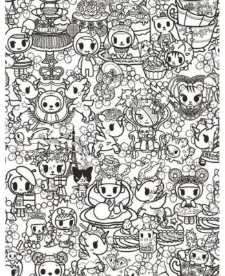 tokidoki Coloring Party by tokidoki