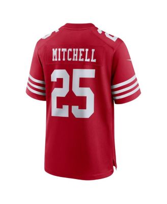 Men's Elijah Mitchell San Francisco 49Ers Team Player Game Jersey