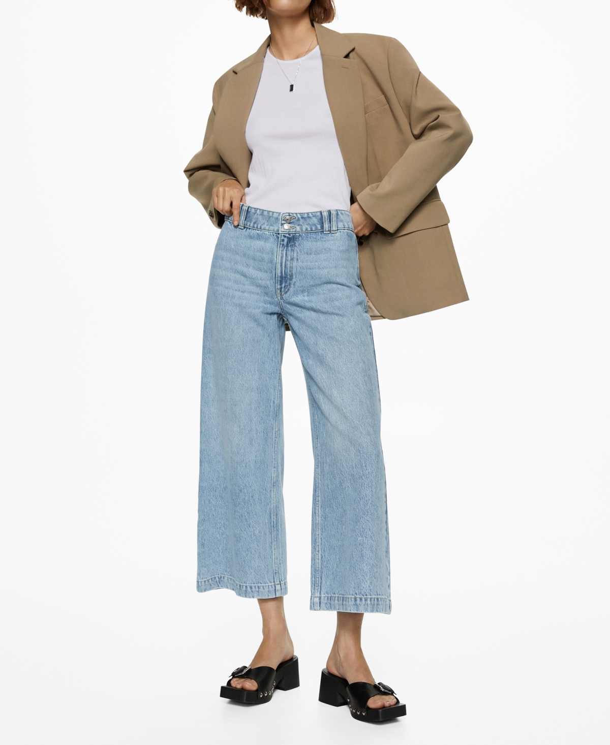 Mango Women's Mid Waist Jeans | Smart Closet