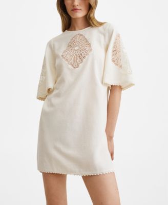 white cotton dress maxi Patou flattering fit size:Size 6 Club Room Soft Petal Tulle Dress