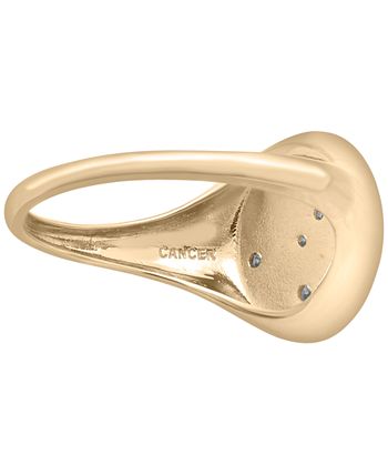 Wrapped - Diamond Cancer Constellation Ring (1/20 ct. t.w.) in 10k Gold