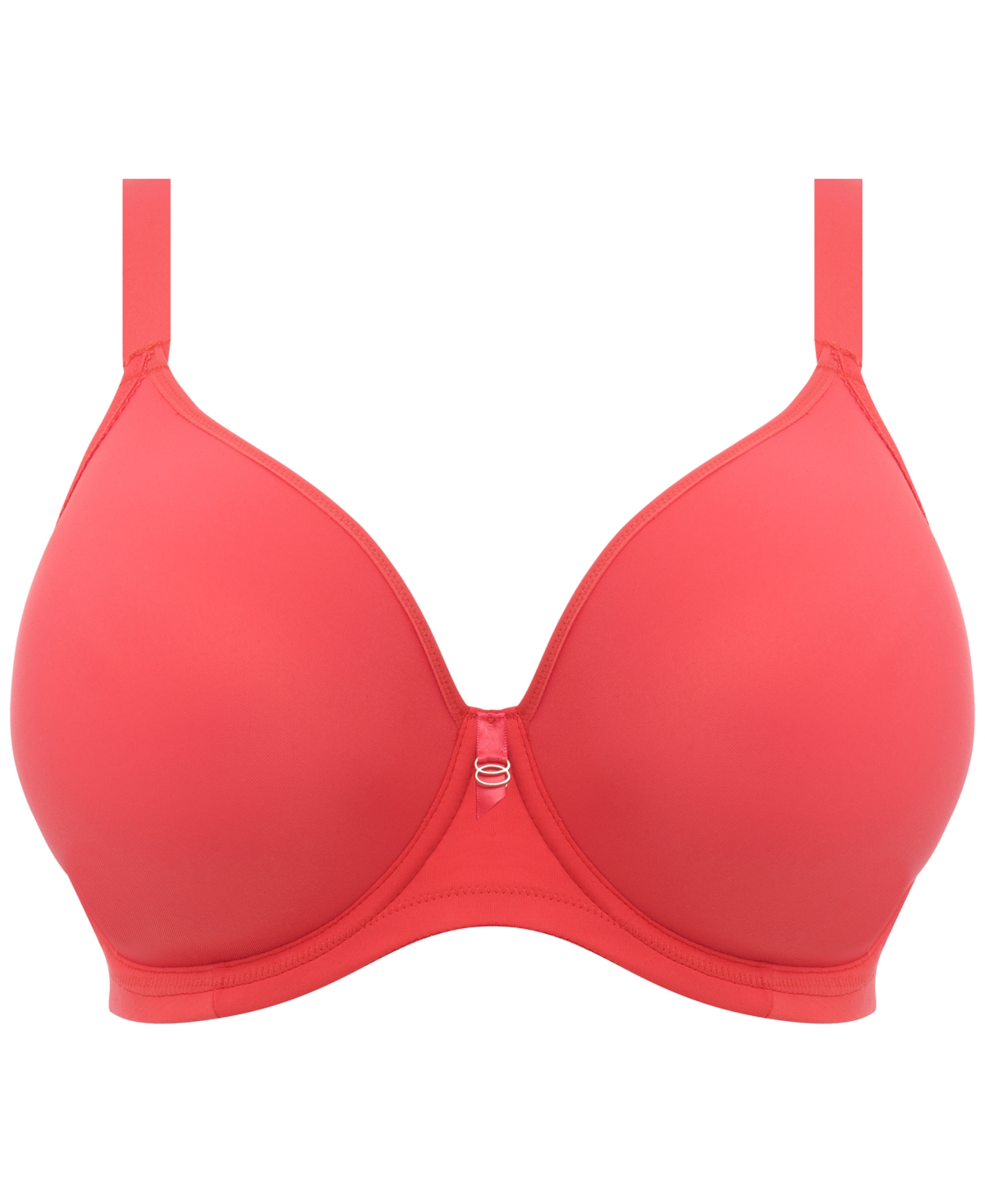 Elomi Full Figure Bijou Underwire Banded Molded Cup Bra El8722, Online Only In Cayenne