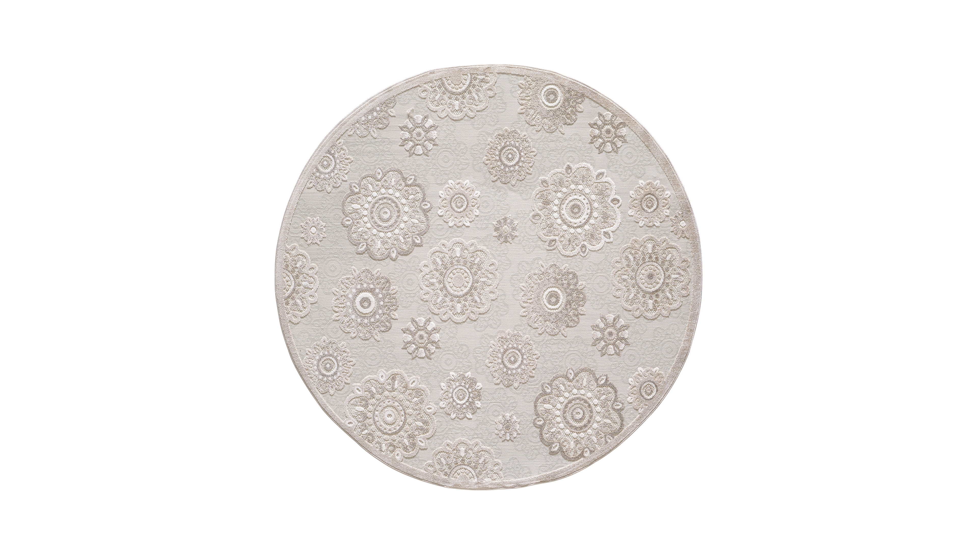 Kas Calla 6933 7'10" x 7'10" Round Outdoor Area Rug